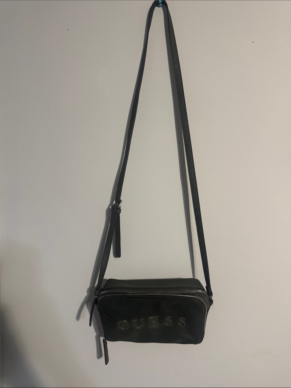 GUESS Black women Belt/Crossbody Bag with Logo
